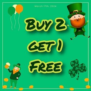 Buy and 2 items get 1 free